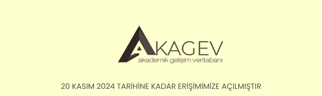 DENEME ERİŞİMİ: AKAGEV - AKADEMİK GELİŞİM VERİ TABANI